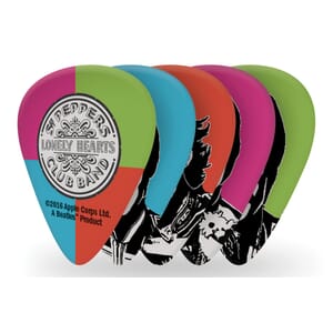 D'Addario 1CWH6-10B6 Sgt. Pepper's Lonely Hearts Club Band 50th Anniversary Heavy Gauge Guitar Picks