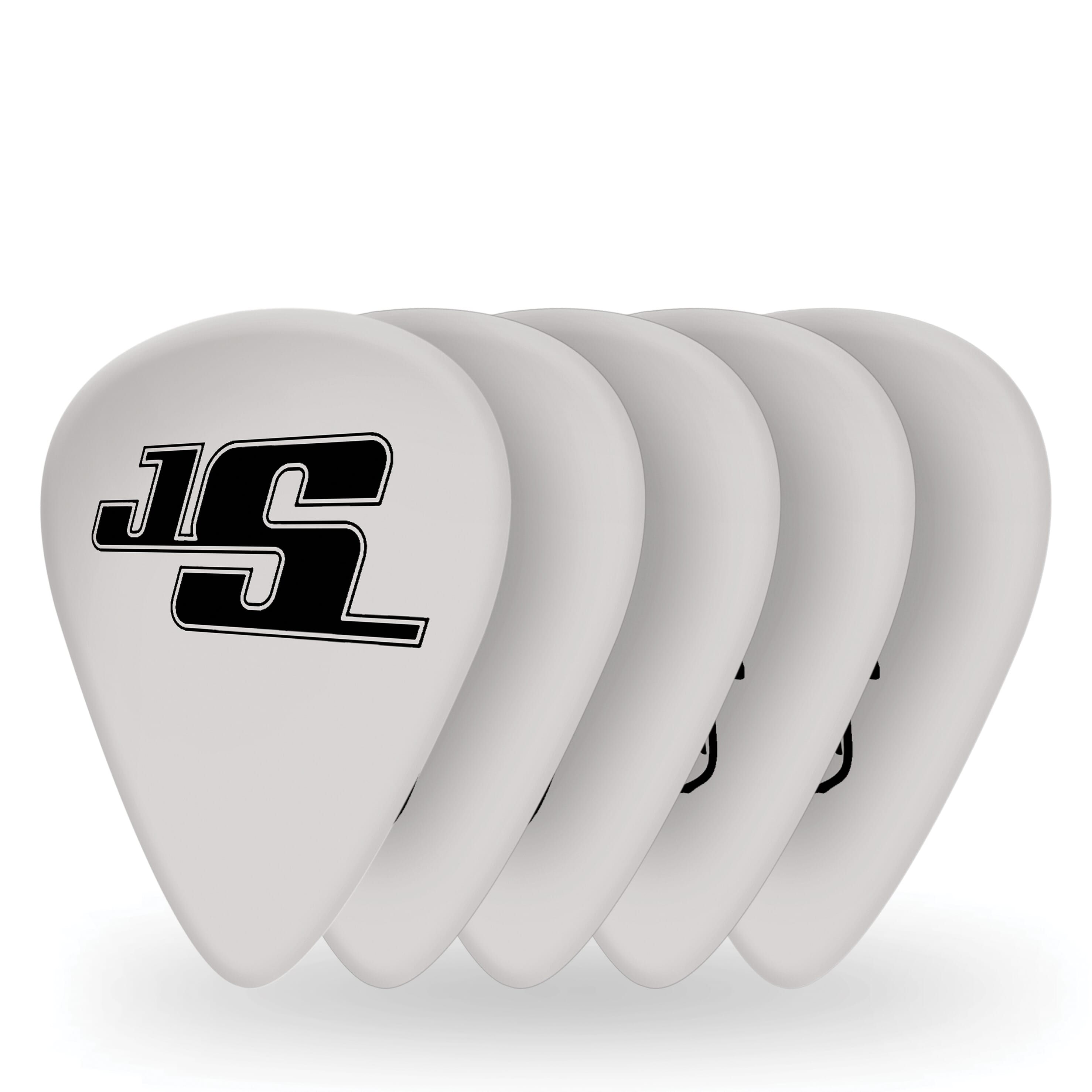 D'Addario 1CWH6-10JS Joe Satriani Guitar Picks, White, 10 pack, Heavy