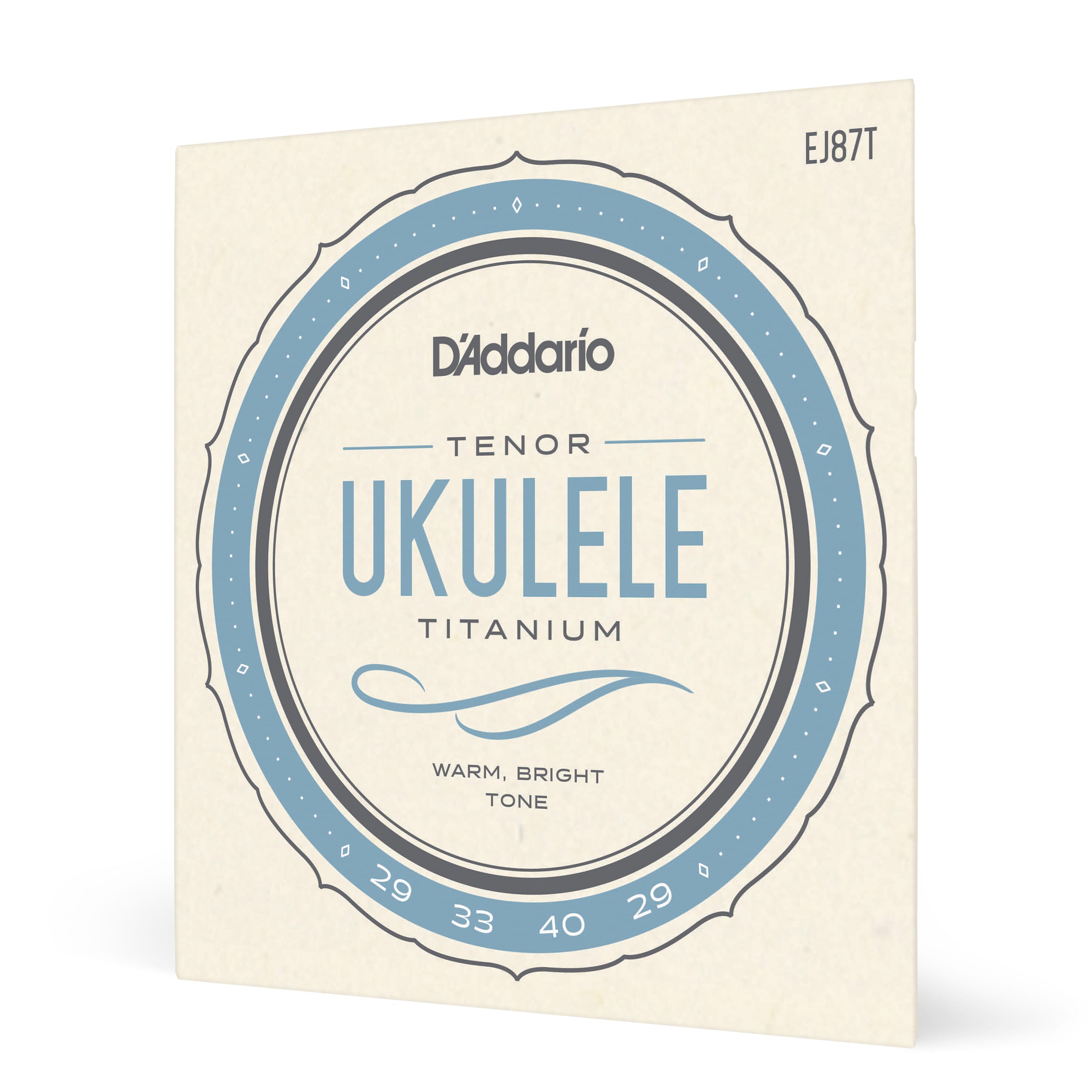 D'Addario EJ87T Titanium Ukulele Strings, Tenor
