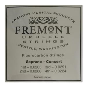Fremont Sop/Con Ukulele Strings Clear Fluorocarbon