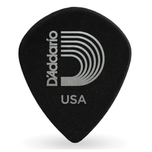 D'Addario 3DBK2-25 Black Ice Guitar Picks, 25 pack, Light