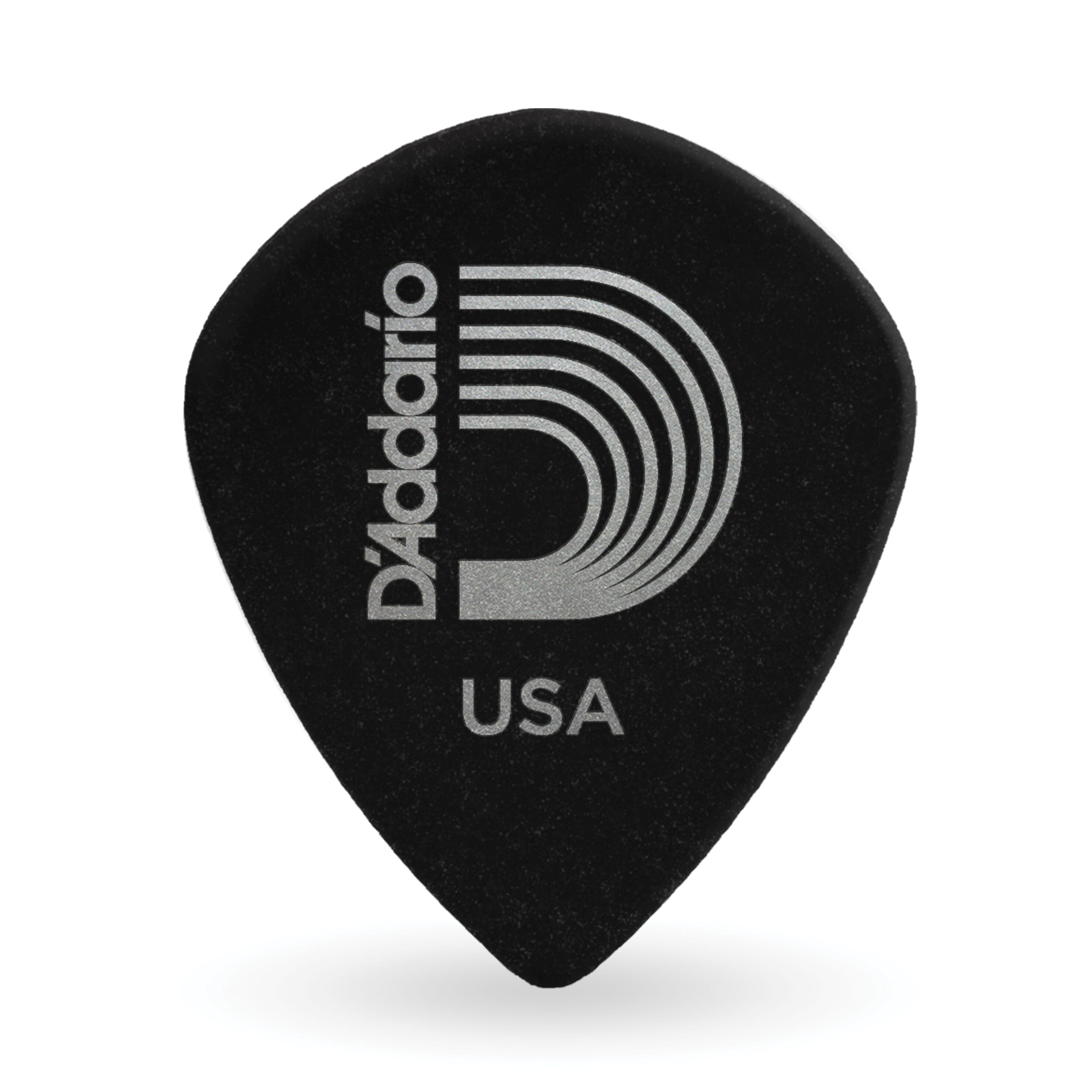D'Addario 3DBK7-100 Black Ice Guitar Picks, 100 pack, Extra-Heavy
