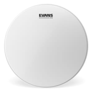 EVANS B10G12 G12 Coated White Drum Head, 10 Inch