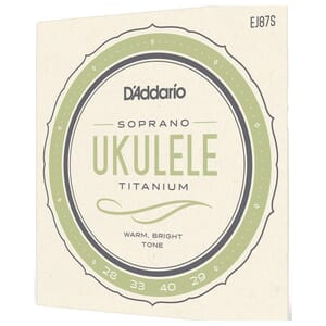 D'Addario EJ87S Titanium Ukulele Strings, Soprano