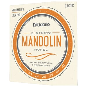 D'Addario EJM75C Monel Mandolin Strings, Medium Plus, 11-41