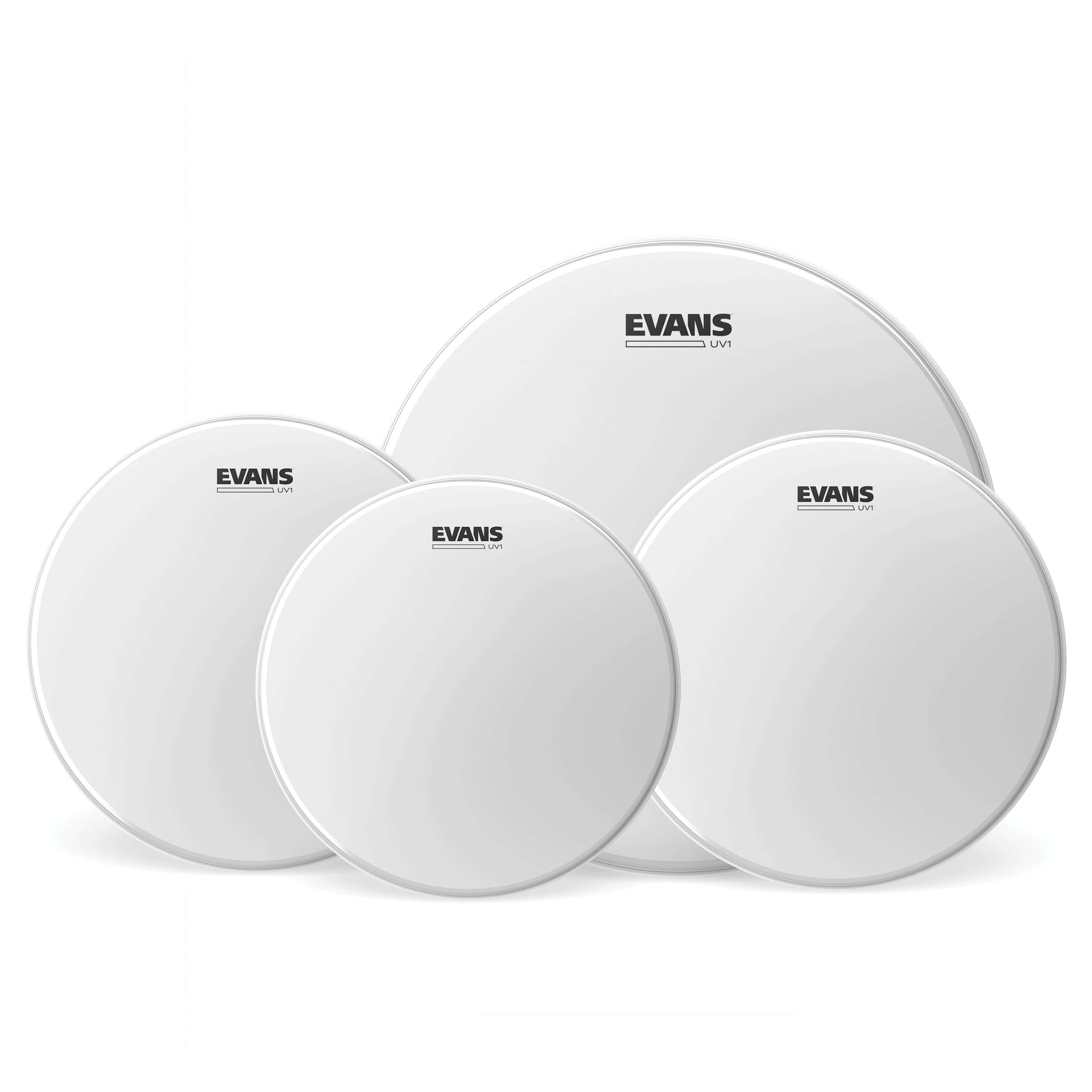 EVANS EPP-UV1-F UV1 Coated Fusion Pack (10", 12", 14") with 14" UV1 Coated Snare Batter