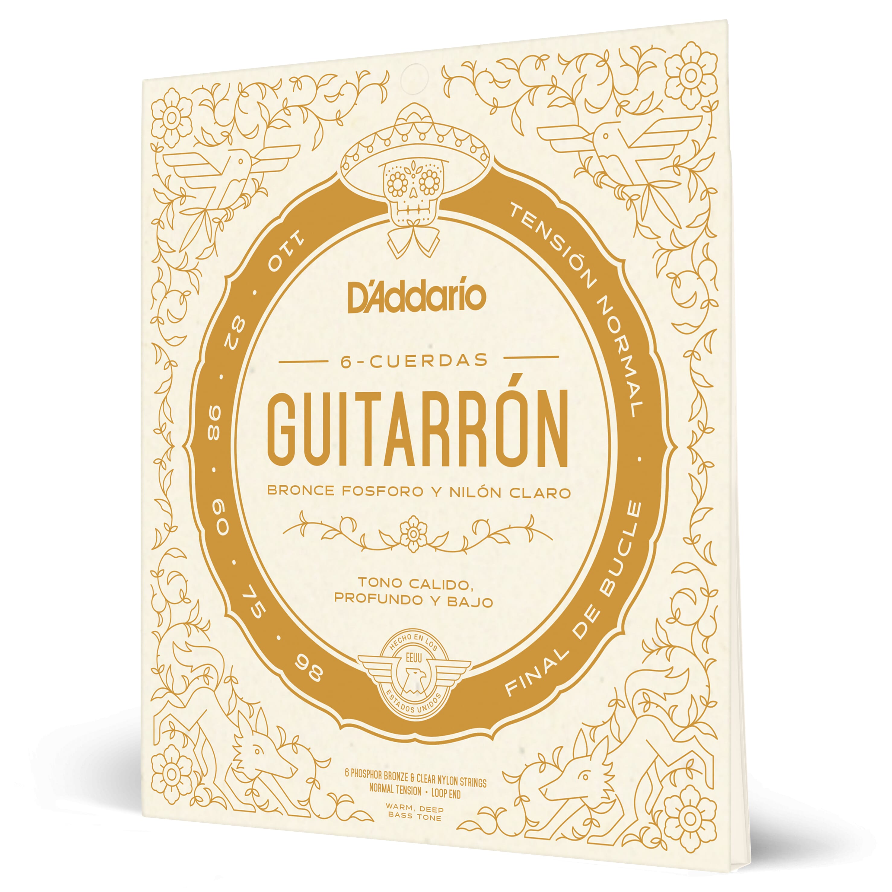 D'Addario MG10N D’Addario Guitarrón Normal Tension Strings