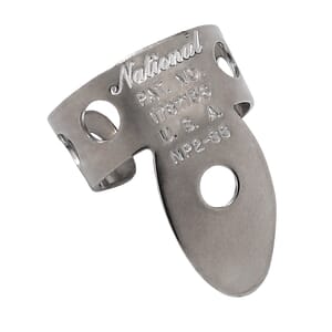 D'Addario NP2SS-12 National Stainless Steel Finger Picks - 12 pack