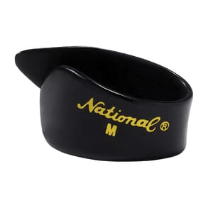 D'Addario NP7B-04 National Celluloid Thumb Picks, Medium Black - 4-Pack