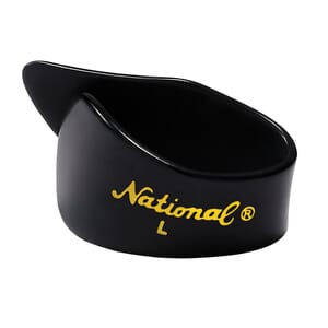 D'Addario NP8B-04 National Celluloid Thumb Picks, Large Black - 4-Pack