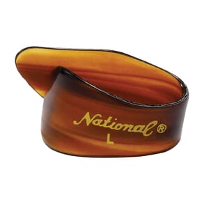 D'Addario NP8T-12 National Celluloid Thumb Picks, Large Tortoiseshell - 12 pack