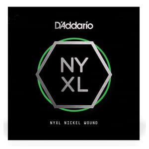 D'Addario NYNW054 NYXL Nickel Wound Electric Guitar Single String, .054