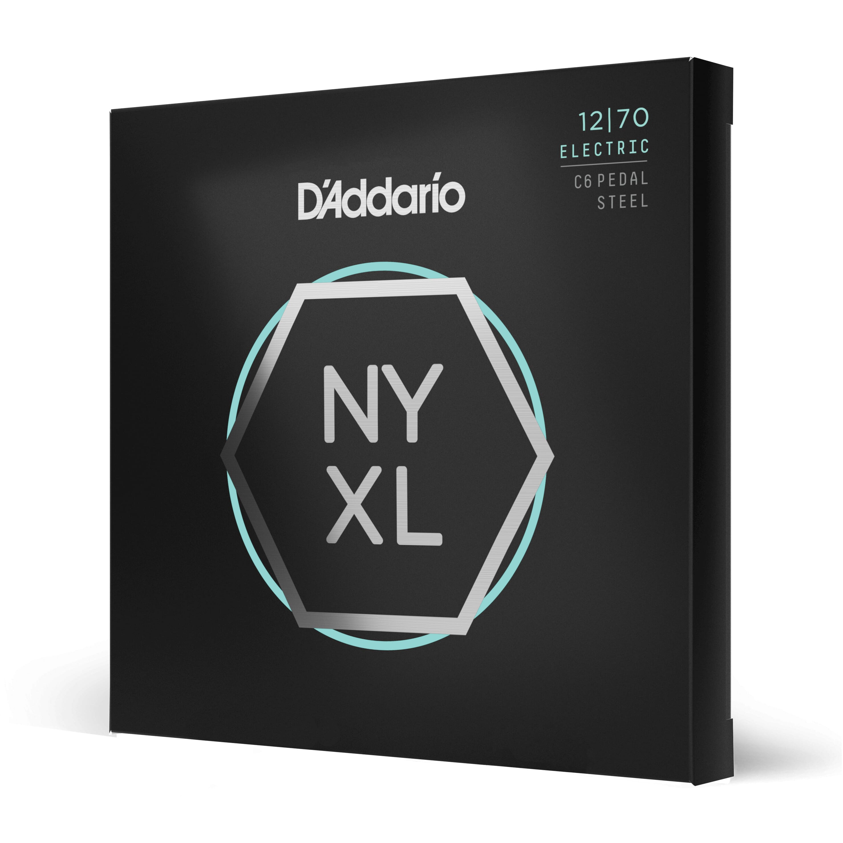 D'Addario NYXL1270PS Nickel Wound C6 Pedal Steel Guitar Strings, Regular, 12-70