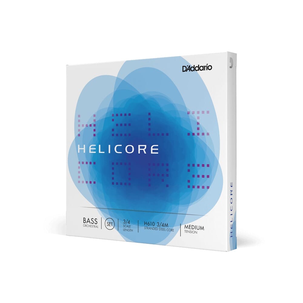 D'Addario Helicore Orchestral 3/4 Bass Single D String - Medium Tension