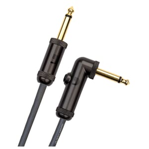 D'Addario PW-AGRA-10 Circuit Breaker Instrument Cable, Right-Angle, 10 feet