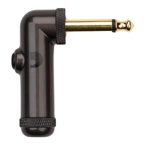 D'Addario PW-AGRAP-1 Solderless 1/4" Right Angle Plug w/ Momentary Switch