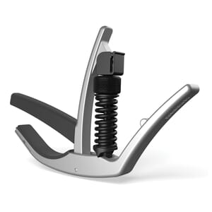 D'Addario PW-CP-10S Artist Capo, Silver Finish