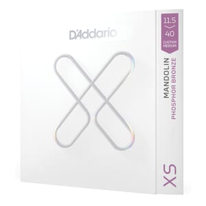 D'Addario XSM11540, XS Mandolin Phosphor Bronze, Custom Medium, 11.5-40