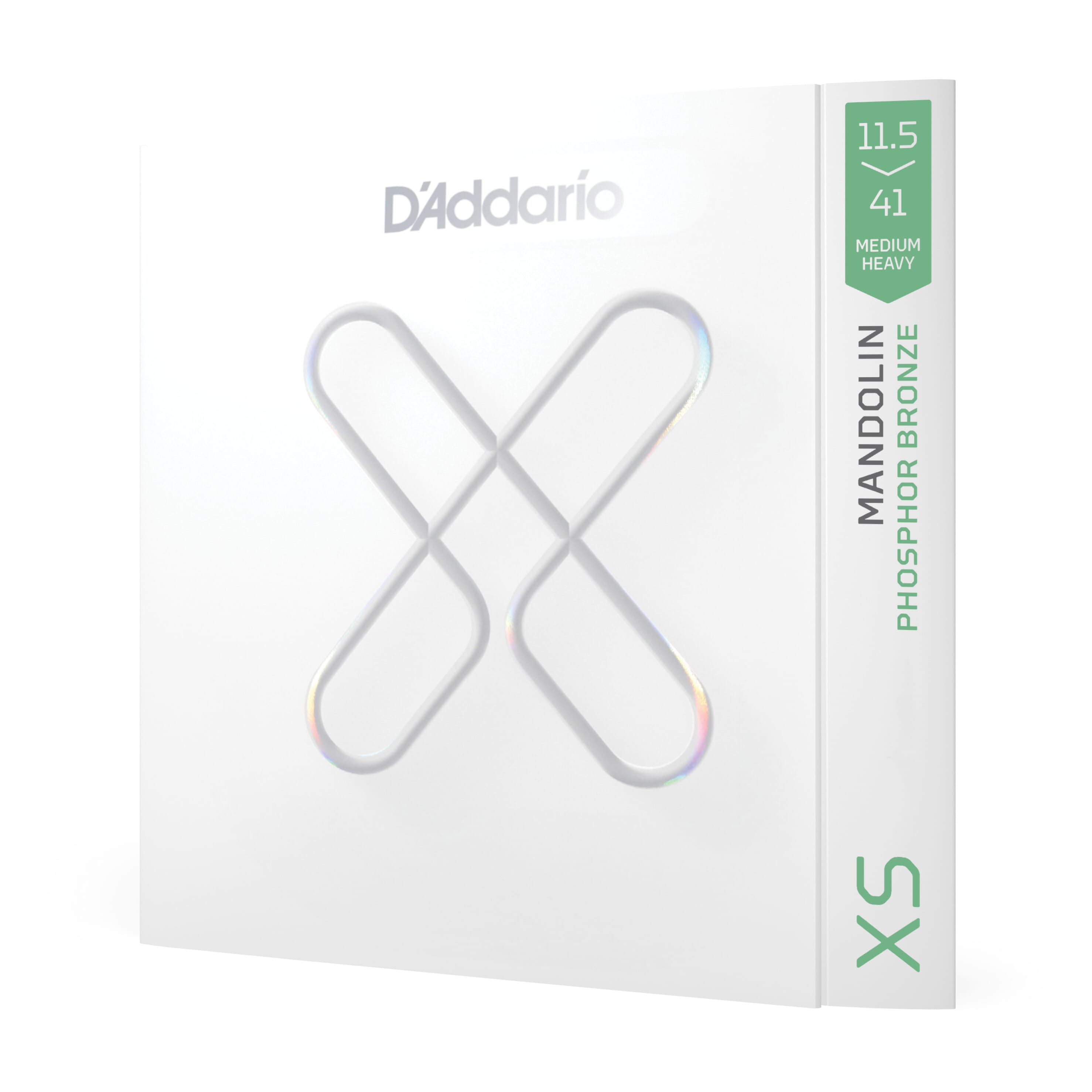 D'Addario XSM11541 XSM1038, XS Mandolin Phosphor Bronze, Medium Heavy, 11.5-41