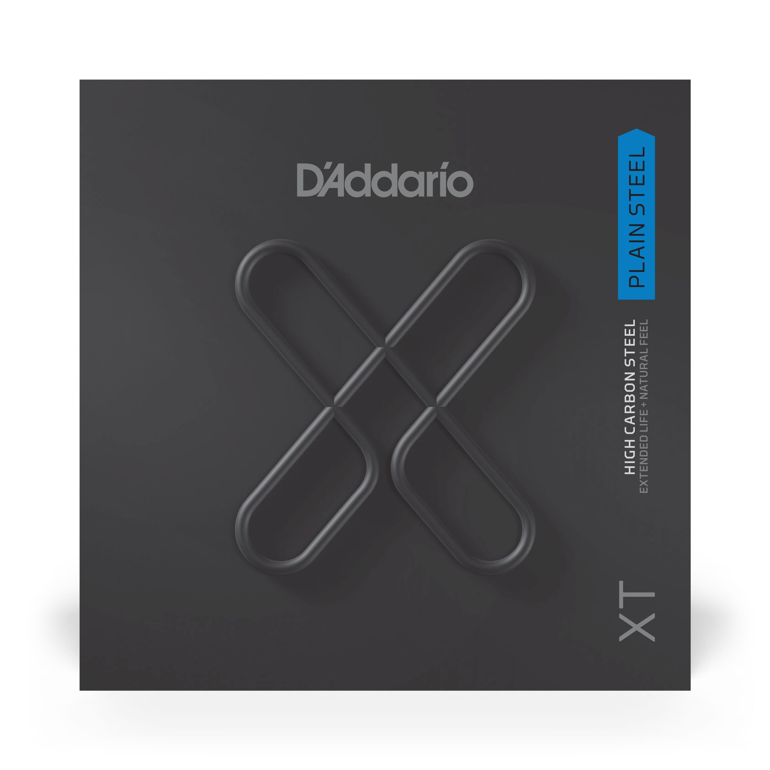 D'Addario XTPL016 Single XT Plain Steel 016