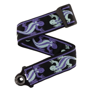 D'Addario 50BALPW02 Auto Lock Vintage Planet Waves, Lizards Green/Blue