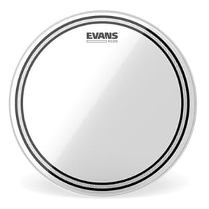 EVANS TT13EC2S EC2 Clear Drum Head, 13 Inch
