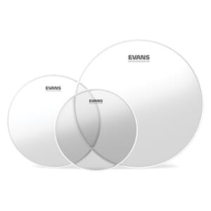 EVANS ETP-G2CLR-F G2 Tompack, Clear, Fusion (10 inch, 12 inch, 14 inch)