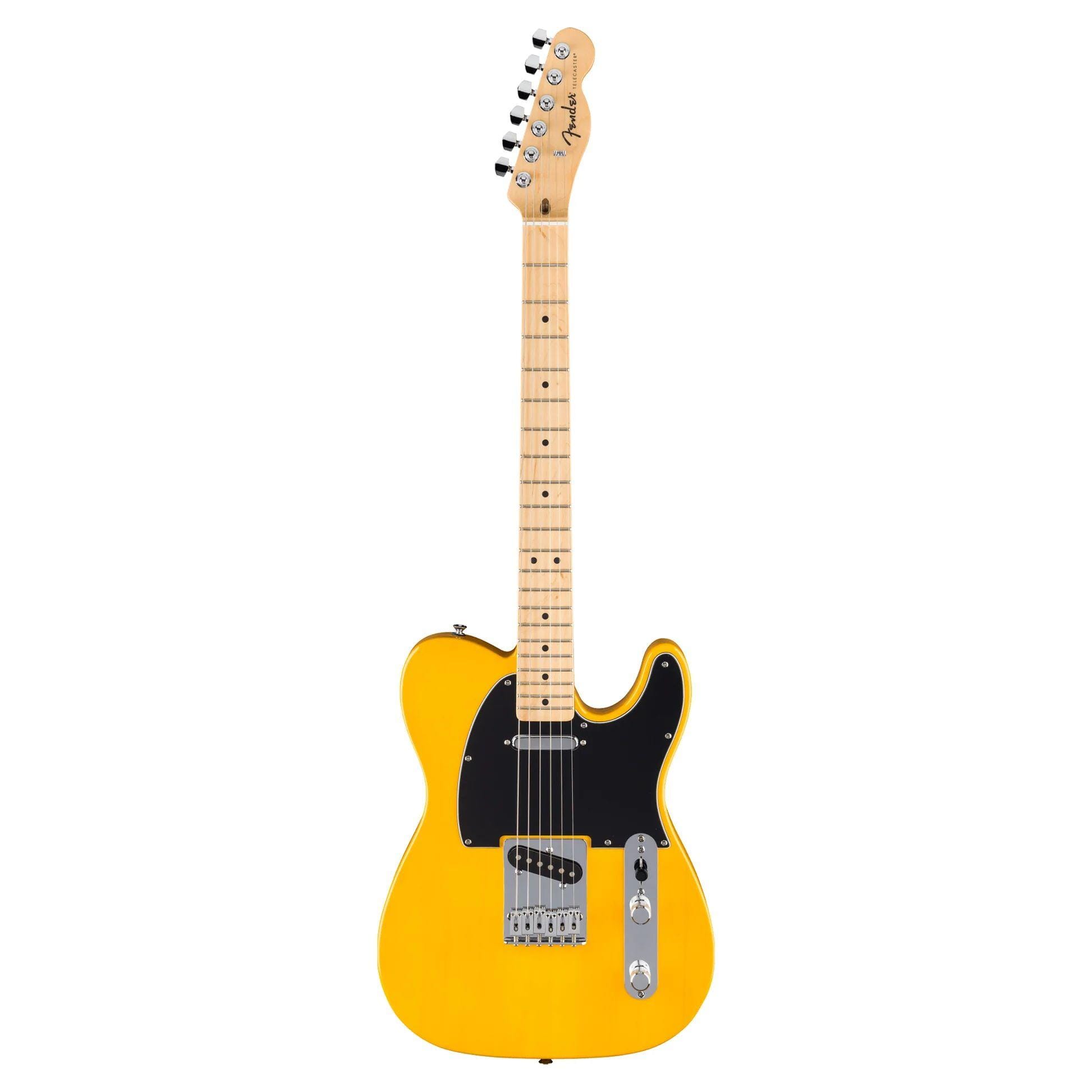 Fender Standard Telecaster®, Maple Fingerboard, Black Pickguard, Butterscotch Blonde - Used