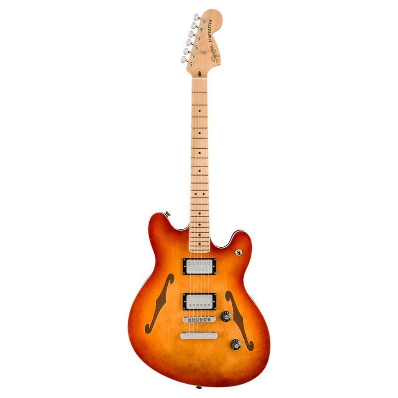 Squier Affinity Series® Starcaster® Deluxe, Maple Fingerboard, Sienna Sunburst - Used