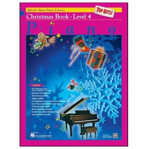 Alfred's Basic Piano Library: Top Hits! Christmas Book 4