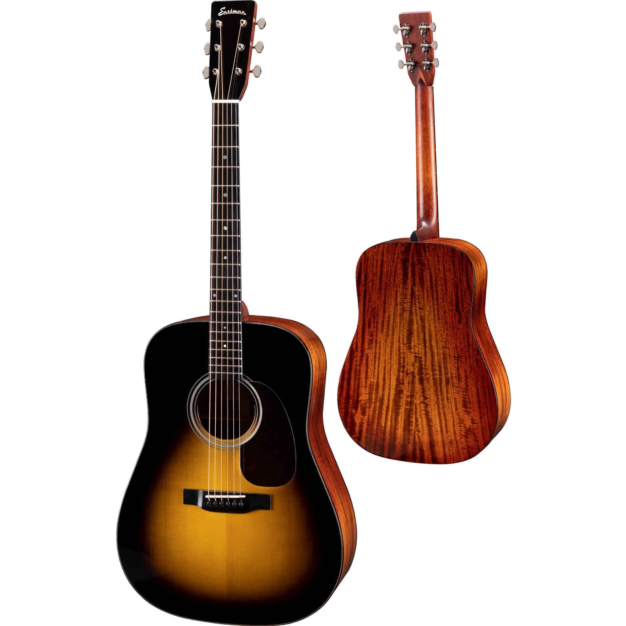 E10D Sunburst Thermo Cure Dreadnought Guitar