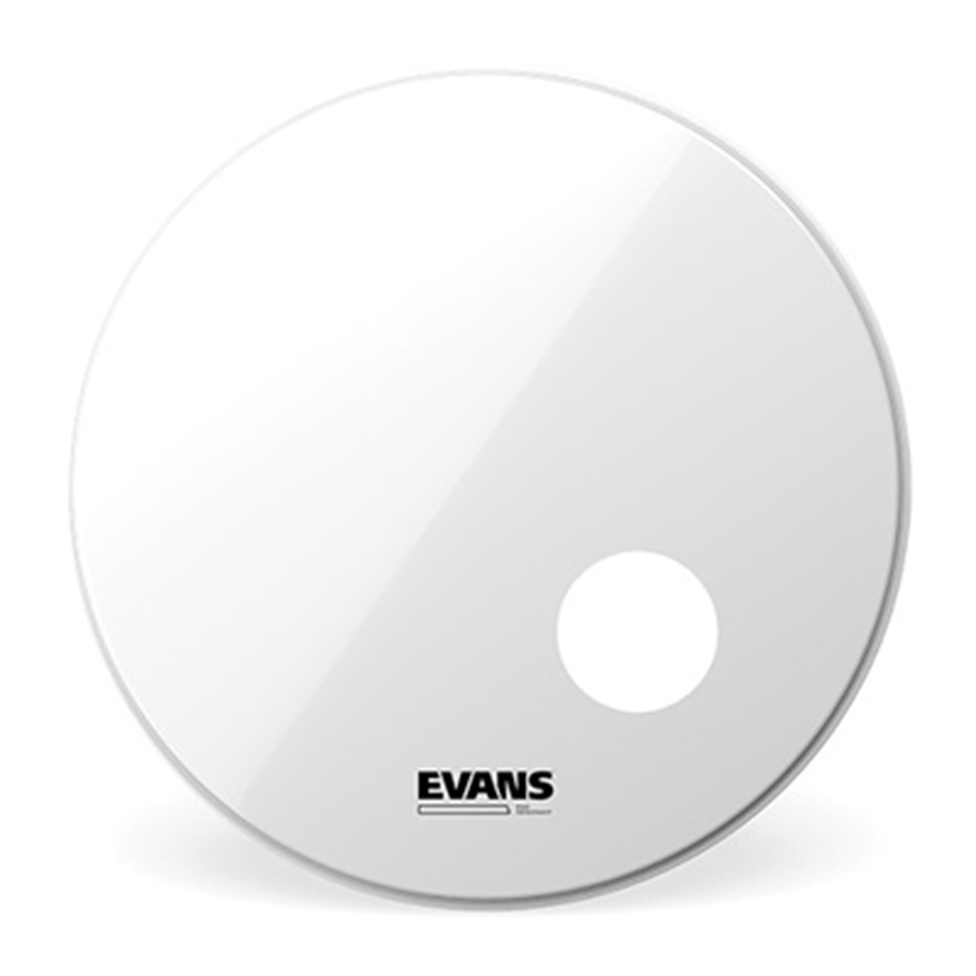 EVANS BD20RSW EQ3 Resonant Smooth White Bass Drum Head, 20 Inch