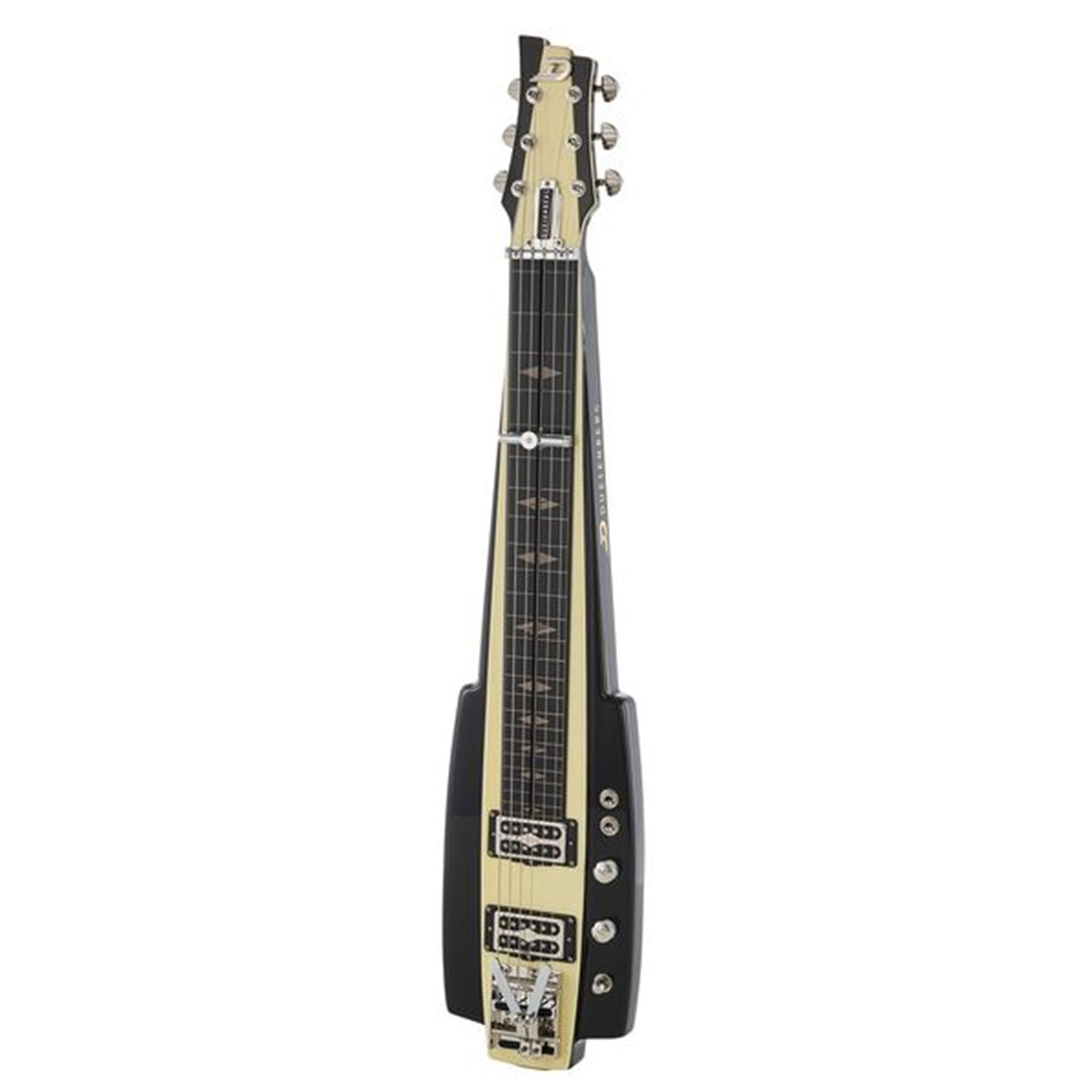 Duesenberg Fairytale Split/King Lap Steel Guitar w/Case - Ivory & Black
