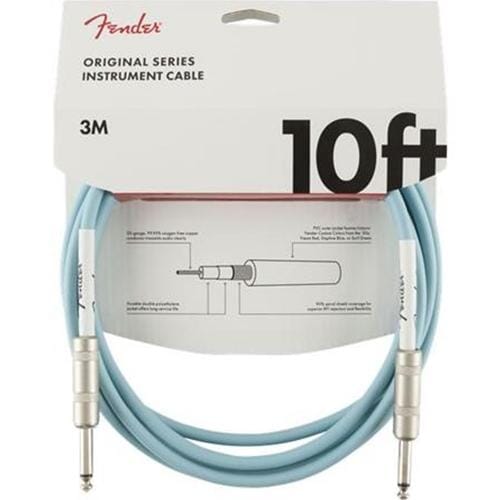 Fender Original Series Instrument Cable 10'- Daphne Blue