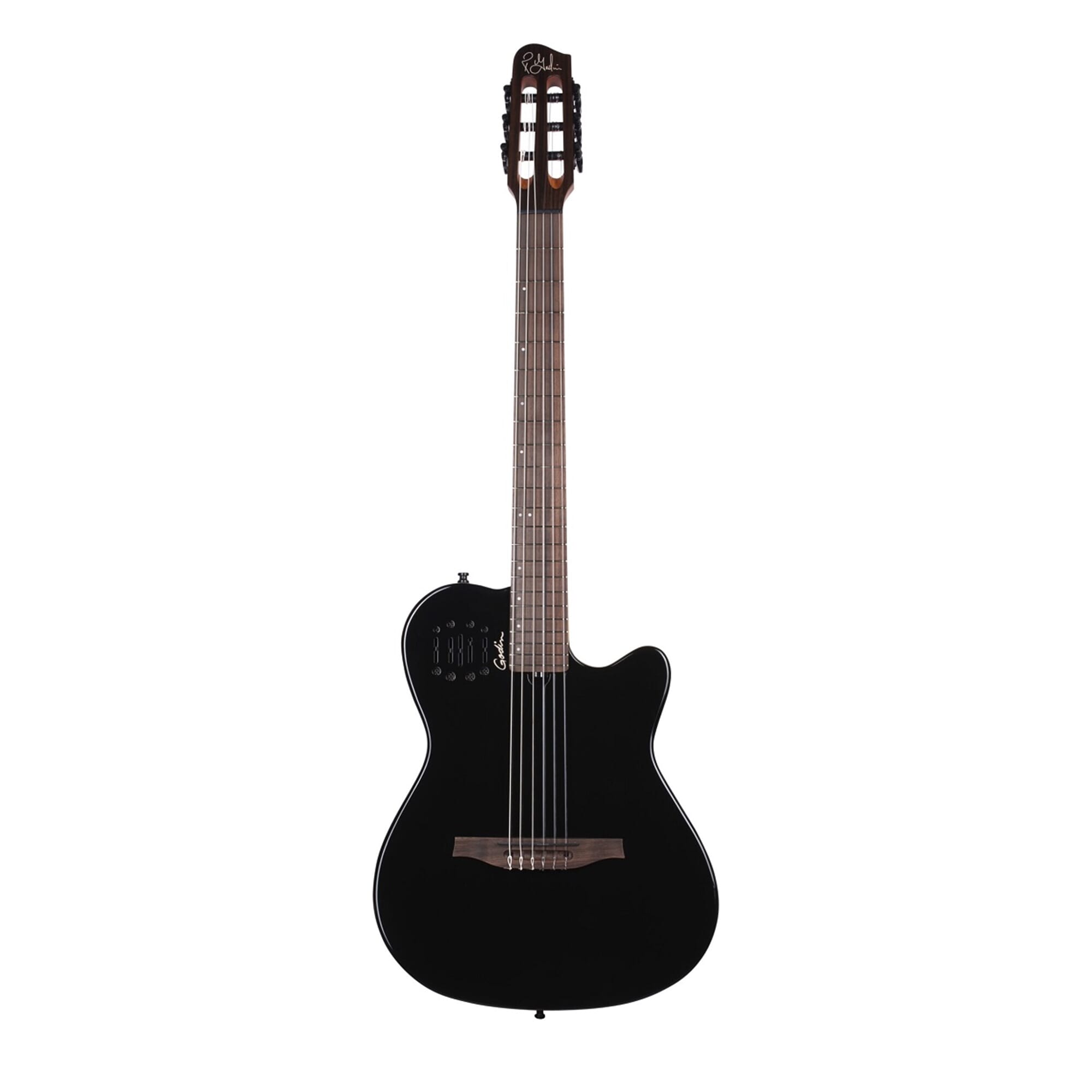 Godin Multiac Mundial Nylon Guitar - Onyx Black