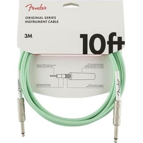 Fender Original Series Instrument Cable 10'- Surf Green
