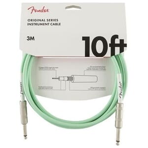 Fender Original Series Instrument Cable 10'- Surf Green