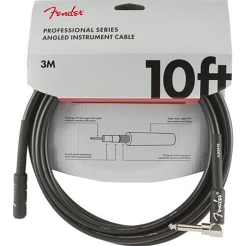 Fender Professional Series Instrument Cable Right-Angle 10'