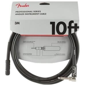Fender Professional Series Instrument Cable Right-Angle 10'