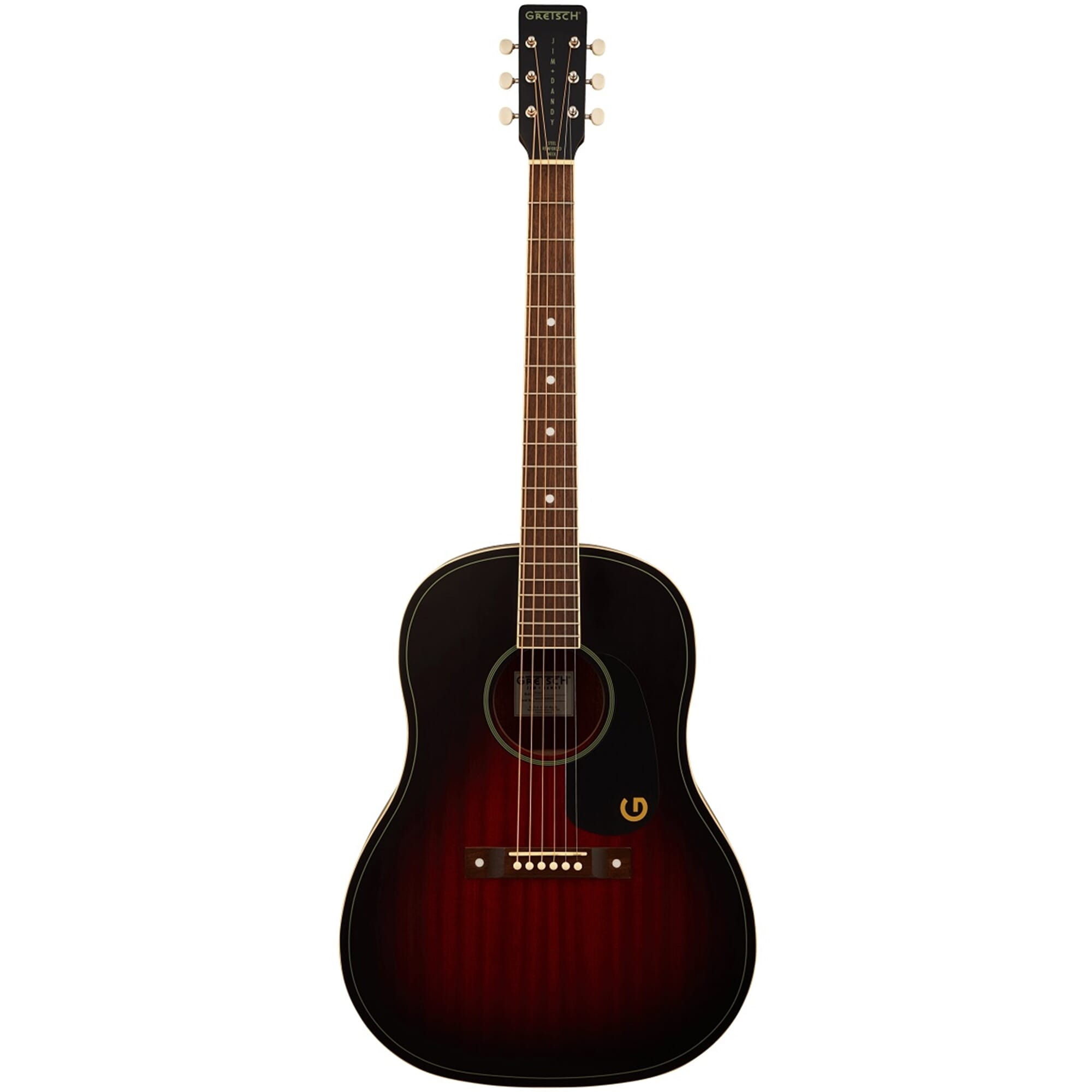 Gretsch Jim Dandy Dreadnought Guitar - Deep Cherry Burst