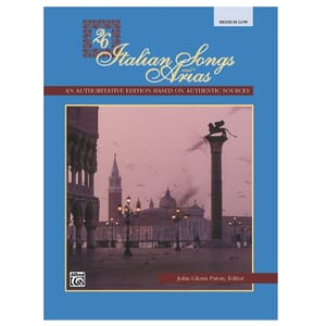 26 Italian Songs and Arias - Medium Low Voice