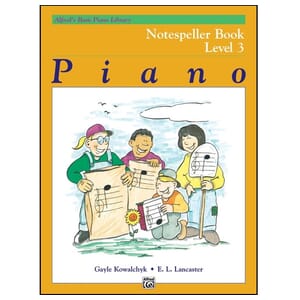 Alfred's Basic Piano Library: Notespeller Book 3
