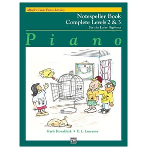 Alfred's Basic Piano Library: Notespeller Book Complete 2 & 3
