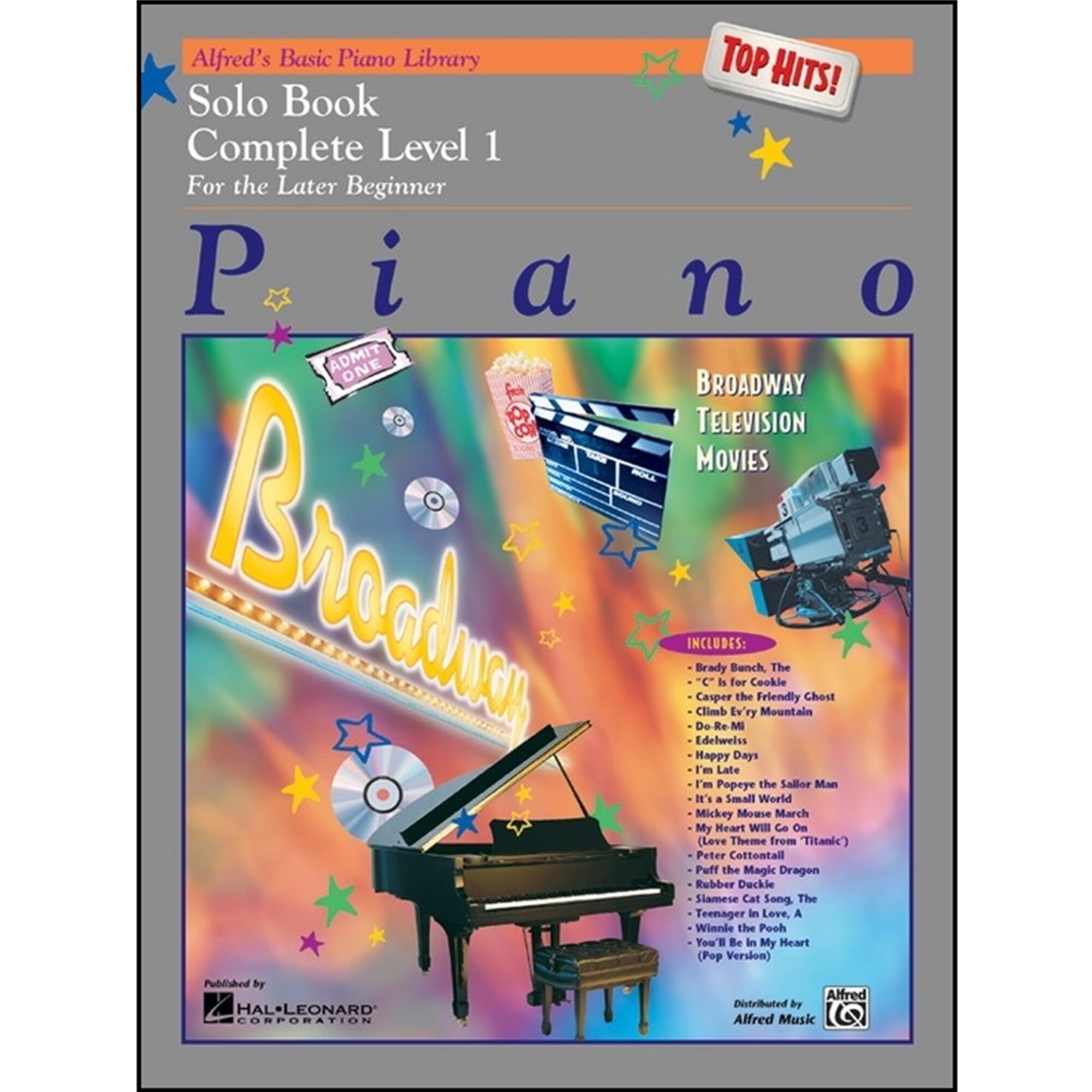 Alfred's Basic Piano Library: Top Hits! Solo Book Complete 1