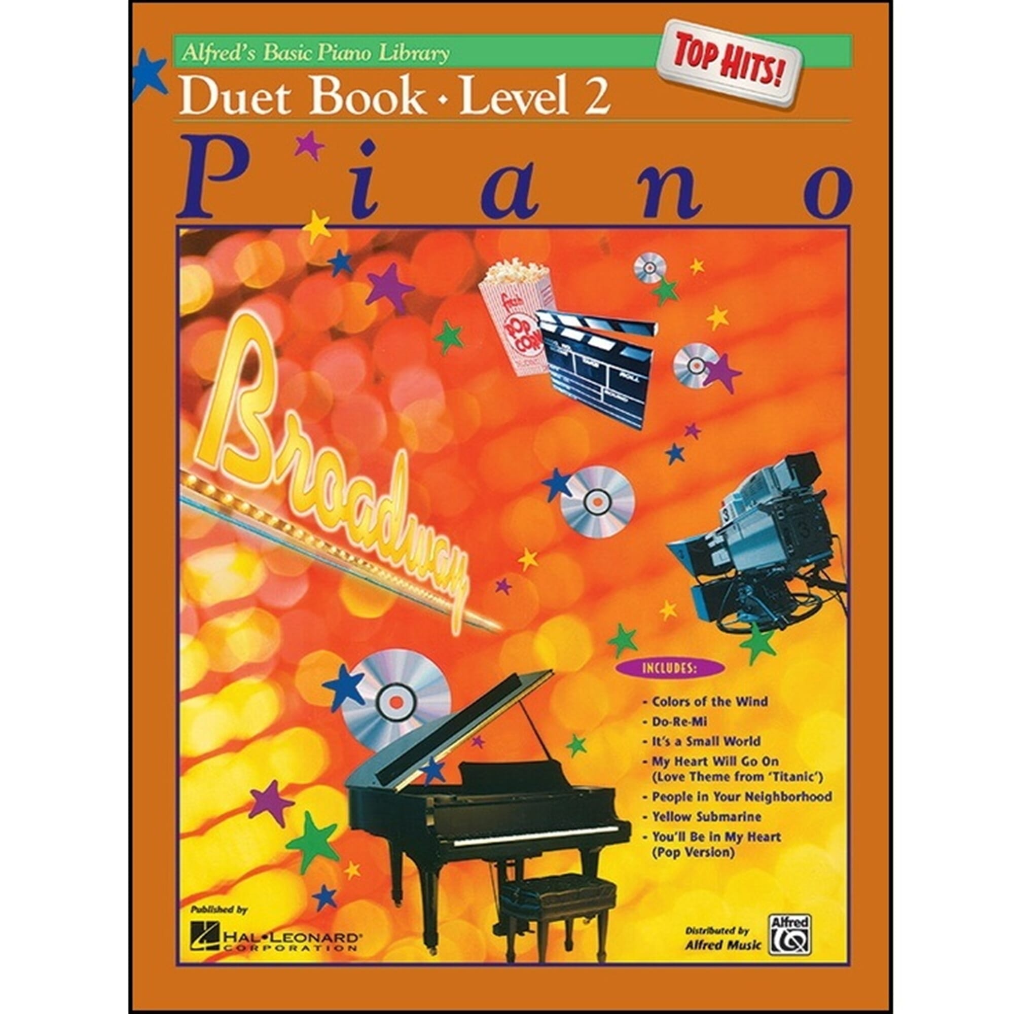 Alfred's Basic Piano Library: Top Hits! Duet Book 2