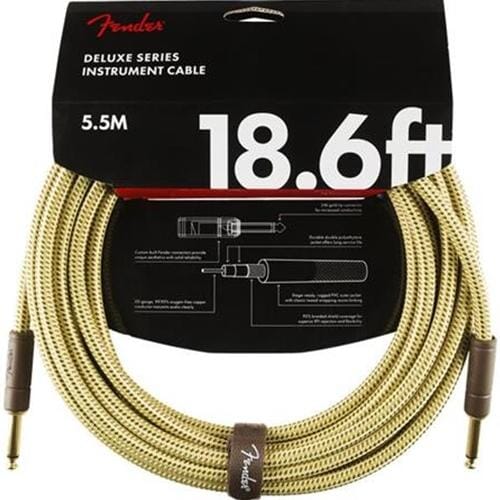 Fender Deluxe Series Instrument Cable 18.6'- Tweed
