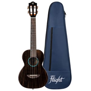 Flight Iris Tinta Tenor Ukulele Trans Black