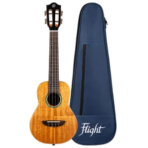 Flight Iris Tinta Concert Ukulele Trans Black
