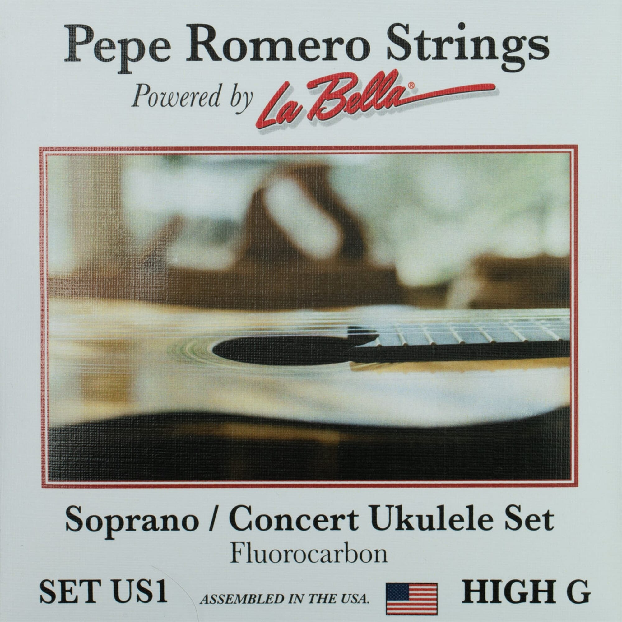 Romero Soprano/Concert High G Ukulele Set