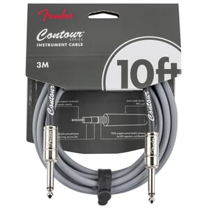 Fender Contour™ 10' Cable, Inca Silver